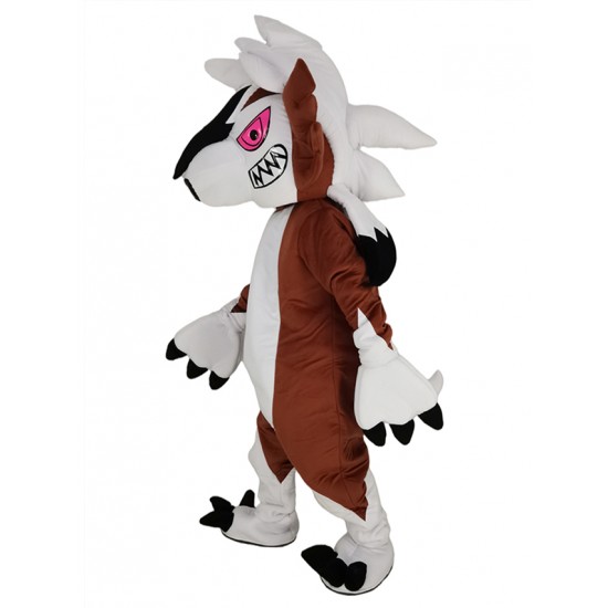 Fierce Lycanroc Lugarugan Pokémon Go Midnight Form Wolf Mascot Costume Cartoon