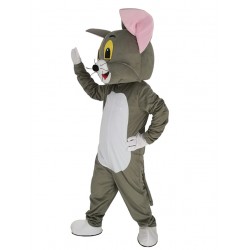 Grey Tom Cat Tom and Jerry Mascot Costume Cartoon
