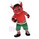 New Jersey diable Rouge Costume de mascotte avec un pantalon vert