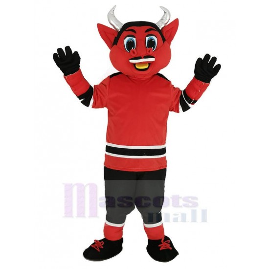 New Jersey diable Rouge Costume de mascotte