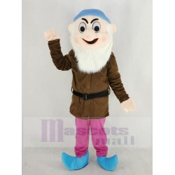 Dwarfs Mascot Costume in Brown Coat