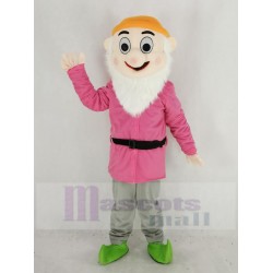Dwarfs Mascot Costume in Pink Coat