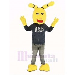 FNAF Five Nights At Freddy's Yellow Bonnie the Bunny Mascot Costume Head Only