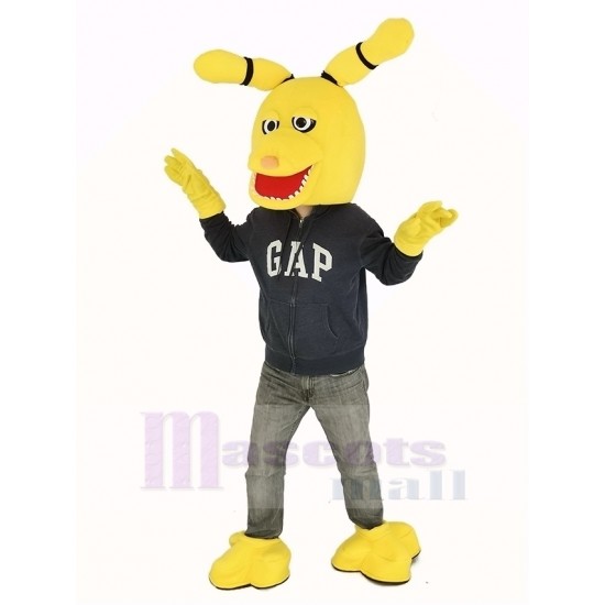 FNAF Five Nights At Freddy's Yellow Bonnie the Bunny Mascot Costume Head Only