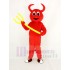 Cute Red Devil Mascot Costume Cartoon