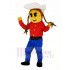 Cowgirl Mascot Costume in Red Coat People