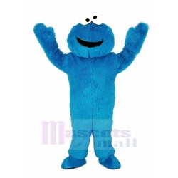 Blue Haired Monster Elmo Mascot Costume Cartoon