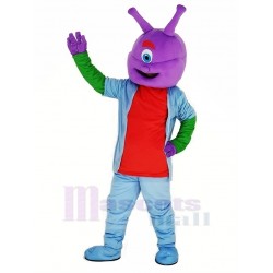 Alien Mascot Costume with Purple Head