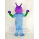 Alien Mascot Costume with Purple Head