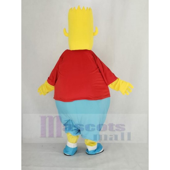 Bart Simpson Son Mascot Costume Cartoon