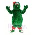 roter Hut Grünes Monster Maskottchen Kostüm