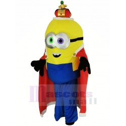 Despicable Me Minion King Bob with Cloak Mascot Costume Cartoon