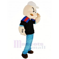 Cool Popeye Mascot Costume Cartoon