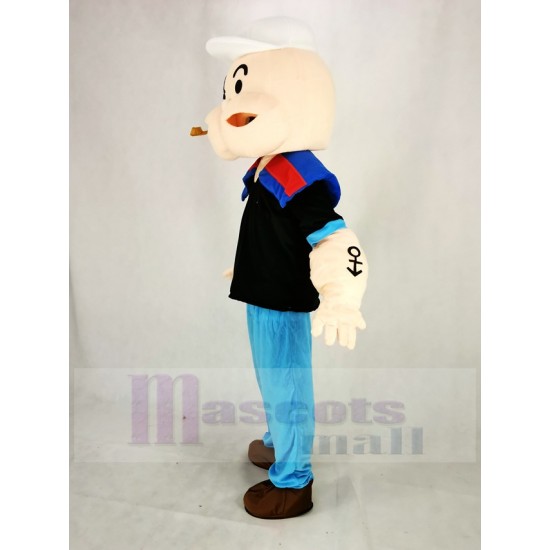 Cool Popeye Costume de mascotte Dessin animé