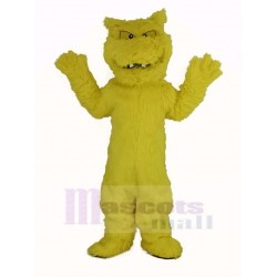 Monstruo amarillo baboso Disfraz de mascota