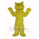 Schleimiges gelbes Monster Maskottchen Kostüm