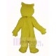 Slimy Yellow Monster Mascot Costume