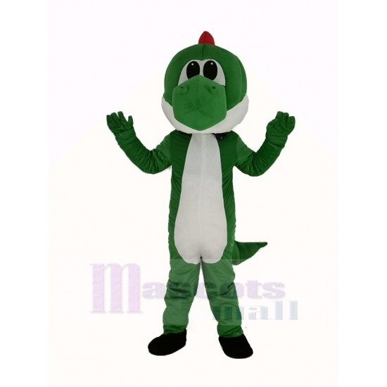 Yoshi dinosaurio verde de Super Mario Disfraz de mascota Dibujos animados