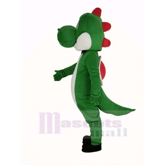 Dinosaure vert Yoshi de Super Mario Costume de mascotte Dessin animé