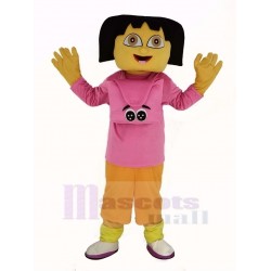 Dora Mascot Costume Cartoon