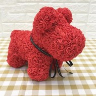 Rose Puppy Dog Flower Puppy Dog Best Gift for Mother's Day, Valentine's Day, Anniversary, Weddings and Birthday
