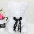 Exclusive White Pearl Rose Teddy Bear Best Gift for Mother's Day, Valentine's Day, Anniversary, Weddings and Birthday