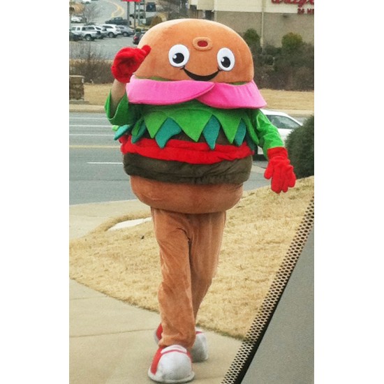 Las mejores hamburguesas del planeta Disfraz de mascota de hamburguesa