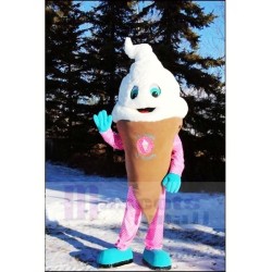 White Ice Cream Mascot Costume