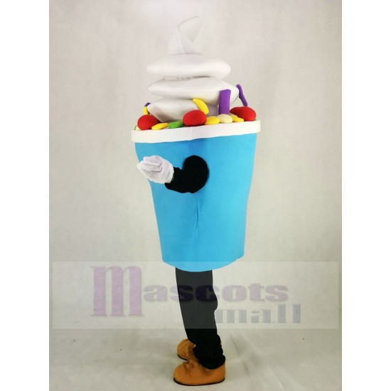 Light Blue Ice Cream Mascot Costume