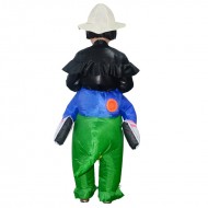 T-Rex Dinosaur Carry me Ride on Inflatable Costume Halloween Christmas for Child