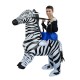 Zebra Carry me Ride on Inflatable Costume Halloween Christmas