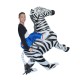 Zebra Carry me Ride on Inflatable Costume Halloween Christmas