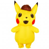 Yellow Pikachu with Hat Inflatable Costume Air Blow up Cosplay