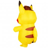 Yellow Pikachu with Hat Inflatable Costume Air Blow up Cosplay