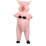 Pink Pig Inflatable Costume Halloween Christmas Holiday