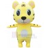 Amiable Yellow Tiger Inflatable Costume Xmas Halloween Costume for Adult