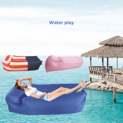 Inflatable Sun Lounger Air Sofa Waterproof Portable Beach Summer