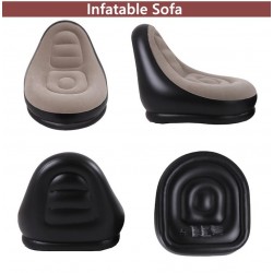 Inflatable Sofa with Ottoman Foot Stool Household Outdoor