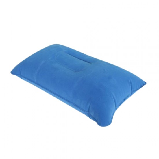 Air Inflatable Pillow Outdoor Portable Folding Double Sided Flocking Cushion
