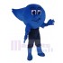 Cometa azul real Traje de la mascota Dibujos animados