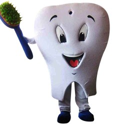 Tooth  Mascot Costume 