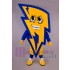 Angular Lightning Mascot Costume