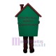 Disfraces de la mascota del hogar de Green House para la promoción de la agencia inmobiliaria