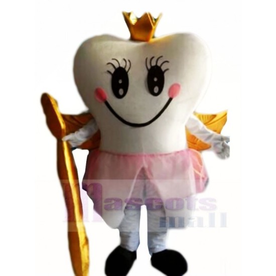Golden Tooth Fairy Mascot Costume