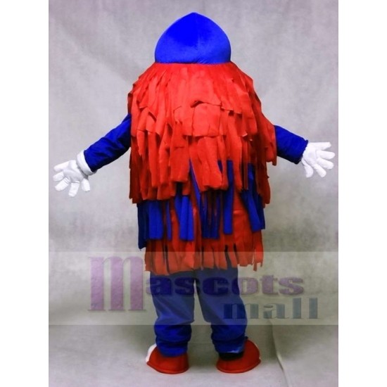 Brosse de nettoyage pour lave-auto bleu et rouge Mascotte Costume