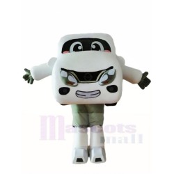 White Car Automobile Mascot Costume