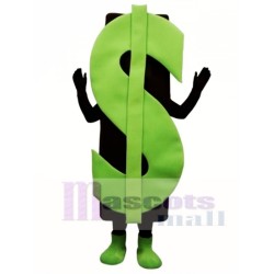 Dollar Sign Mascot Costume