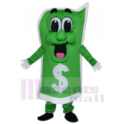 billete de dólar estadounidense verde Disfraz de mascota
