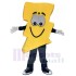 Cute Yellow Lightning Bolt  Mr. Electric  Mascot Costume