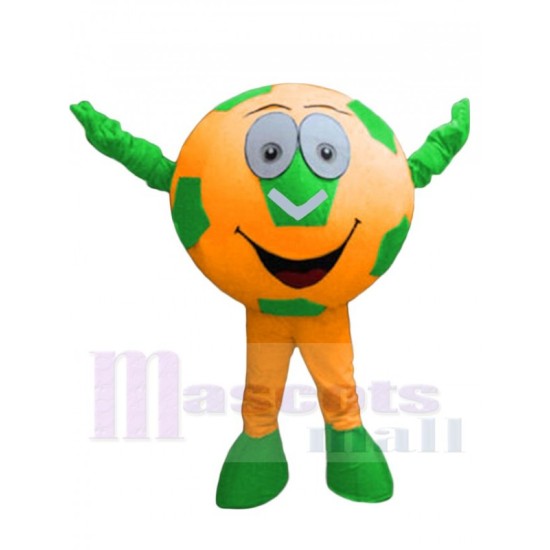 Ballon de foot vert Mascotte Costume